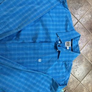 Cinch Blue Plaid Shirt